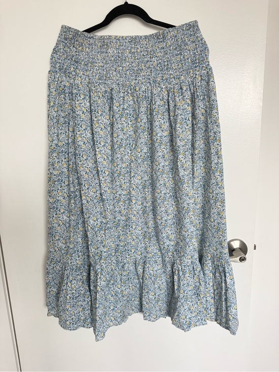 Universal Thread Dresses & Skirts - Universal Thread Light Blue Floral Tiered Maxi Skirt